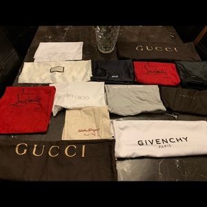 dust bags for shoes and handbags! Large and small